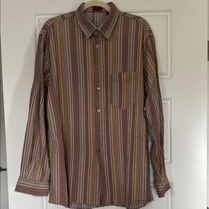 Vintage Missoni Striped Multicolor Men's Shirt